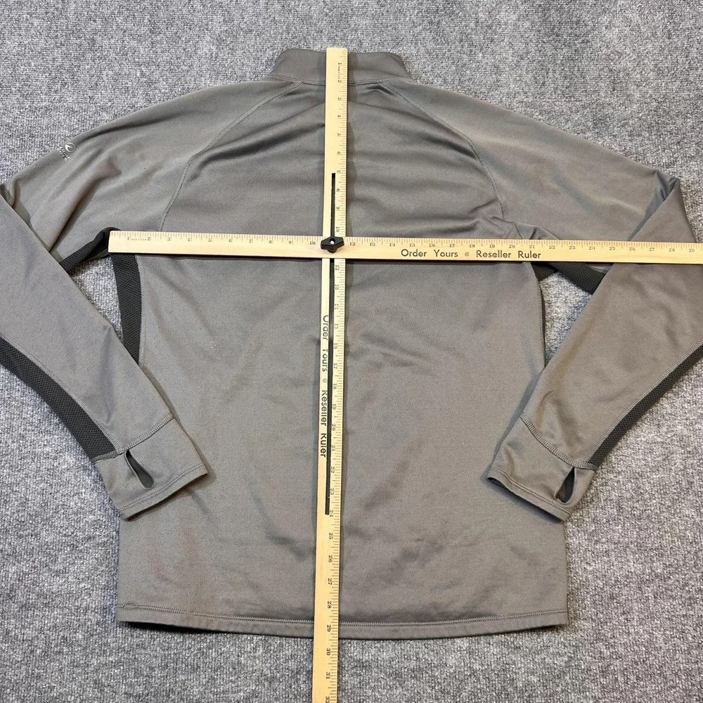 The North Face Flight Series Pullover Mens Large Gray 1/4 Zip Long Sleeve